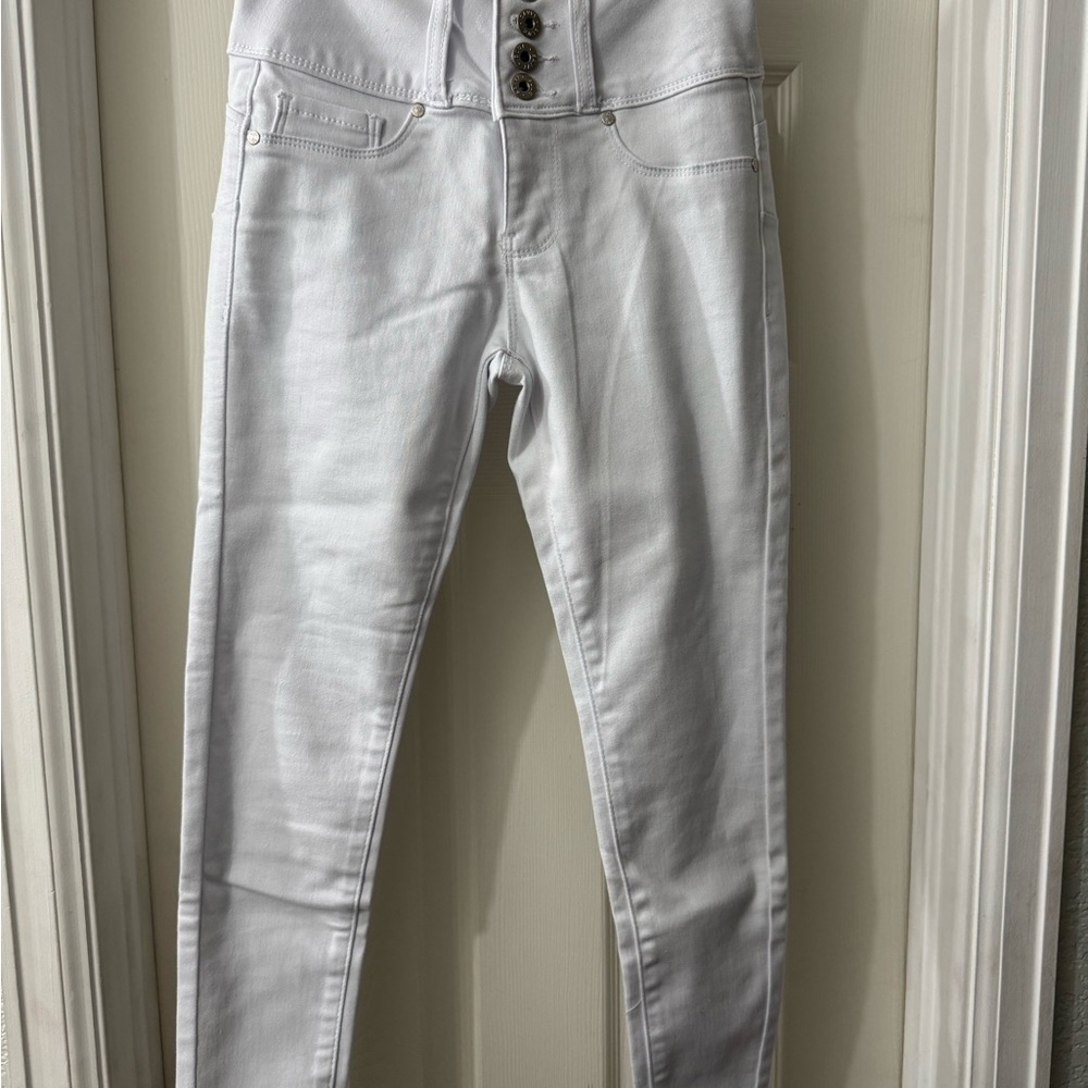 Juniors White Skinny Jeans